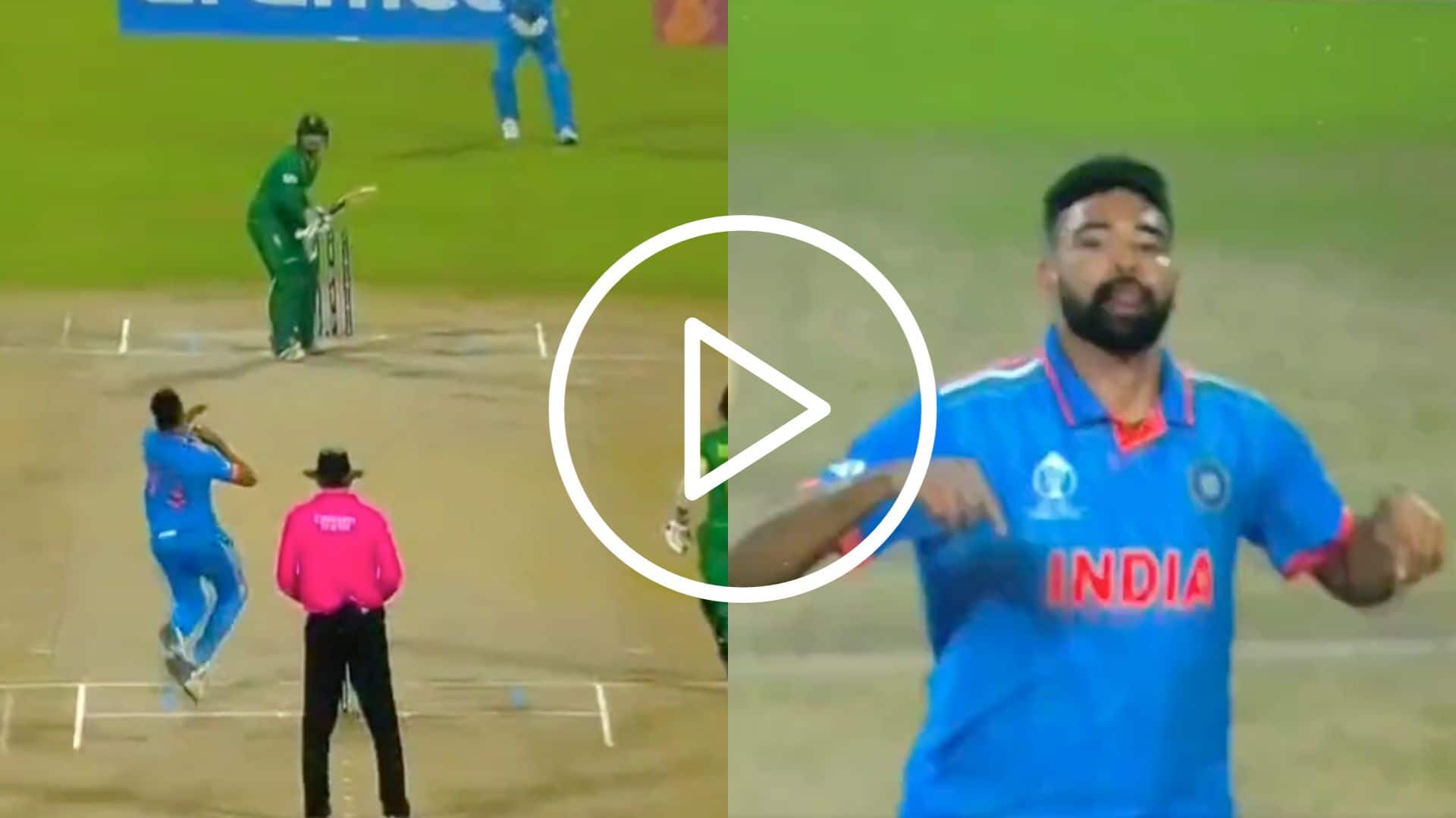 [Watch] Mohammed Siraj ‘Castles’ Quinton De Kock With A Beauty; Brings Out ‘Siuu’